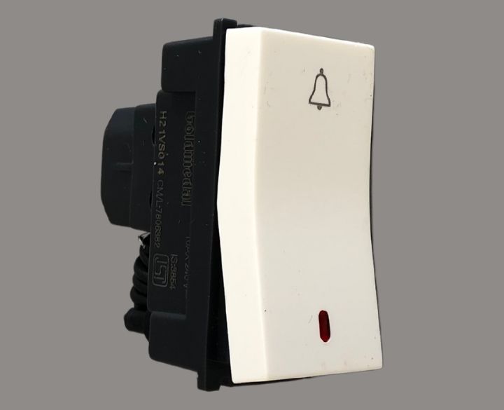 Arc 10A Bell Push Switch with Indicator 181405